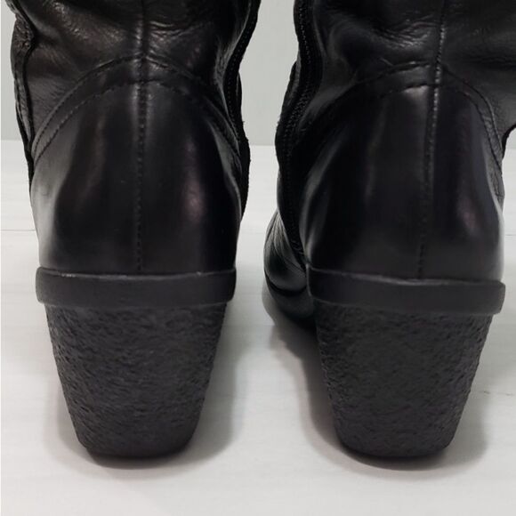 Hush Puppies Black Heeled Boots - Picture 4 of 14